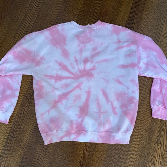 Light Pink Tie Dye Crewneck - Picture 3 of 5
